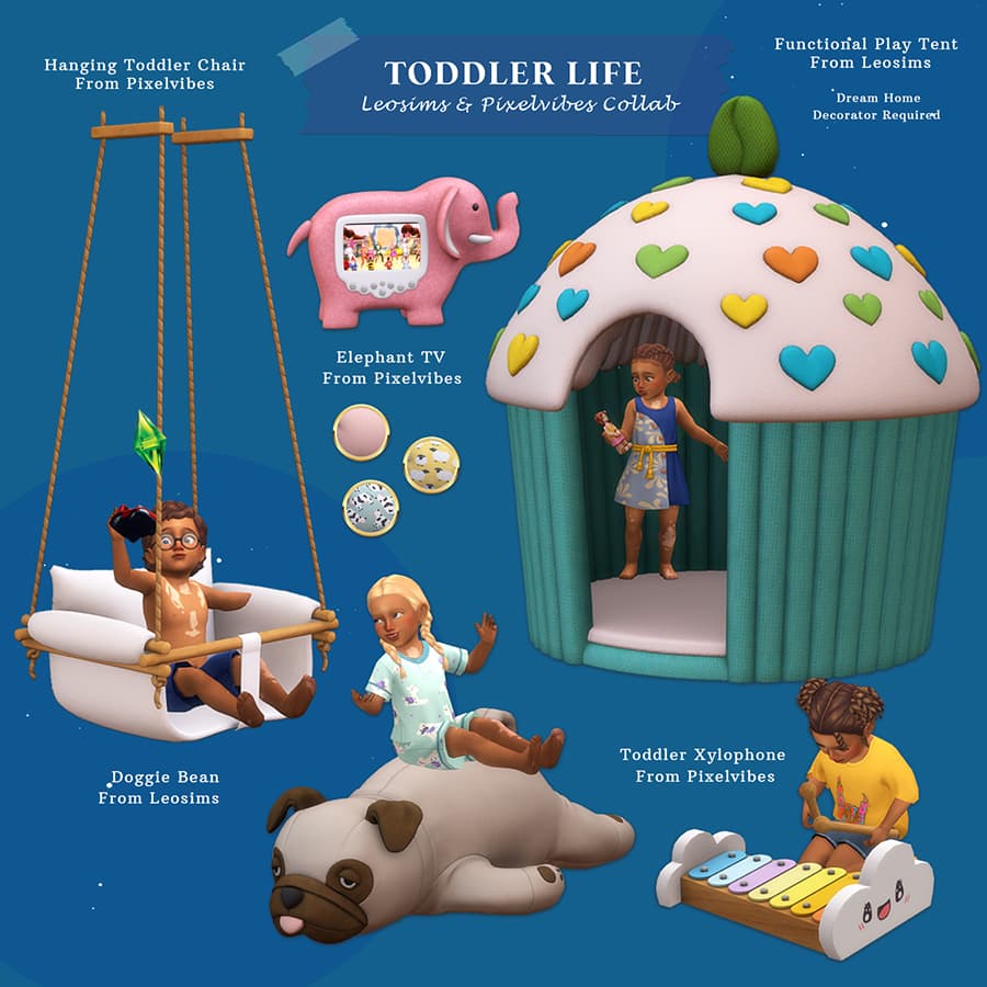 Скриншот мода Набор для тоддлеров Toddler Life Collab
